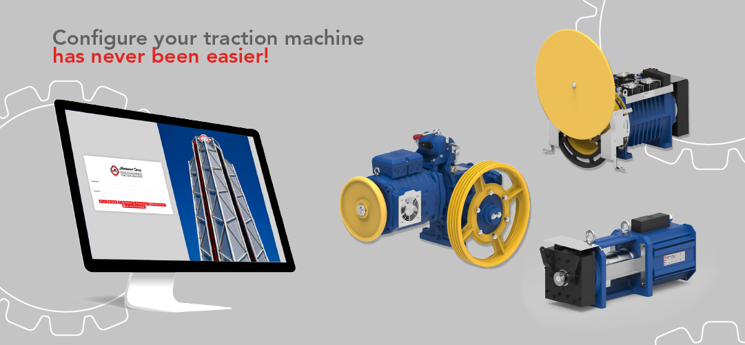 Montanari traction machine configuration and equipment